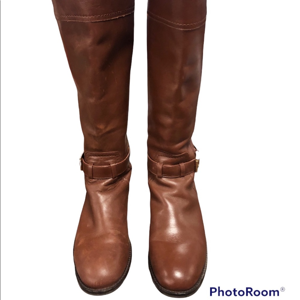 Tory Burch leather knee high boots